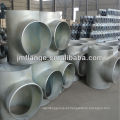 Aço de carbono Galvanized Pipe Fitting Tee Igual a BEADED zinco hot dip